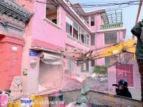 苏州2019年苏州拆除违建锤!金鸡岭三层别墅开拆