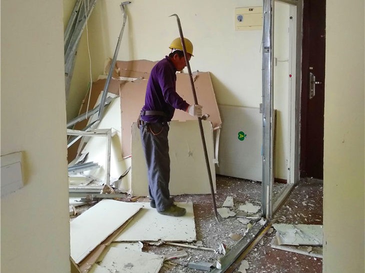 苏州石膏板隔墙拆除