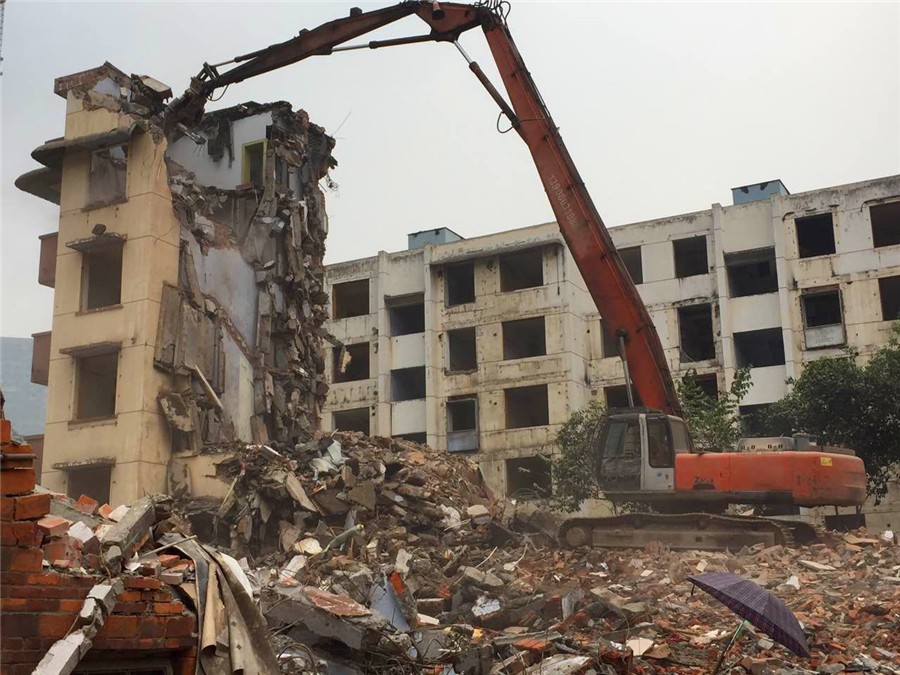 苏州加长臂房屋拆除